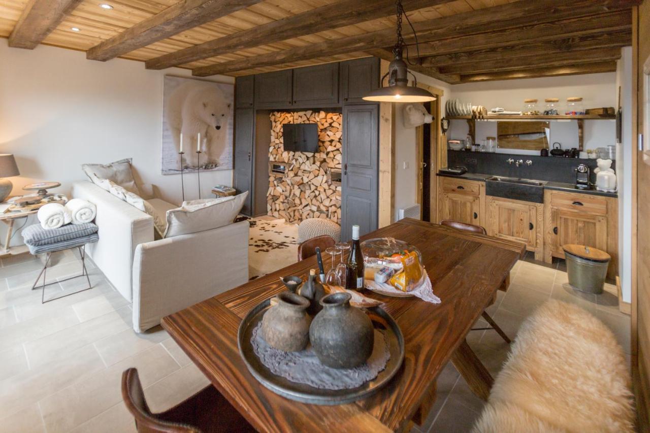 L'Ours Blanc Lodge Le Biot 外观 照片