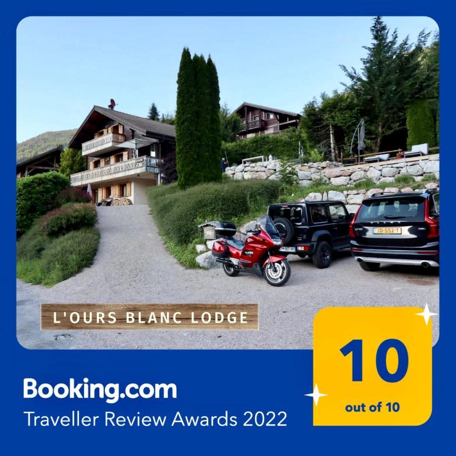 L'Ours Blanc Lodge Le Biot 外观 照片