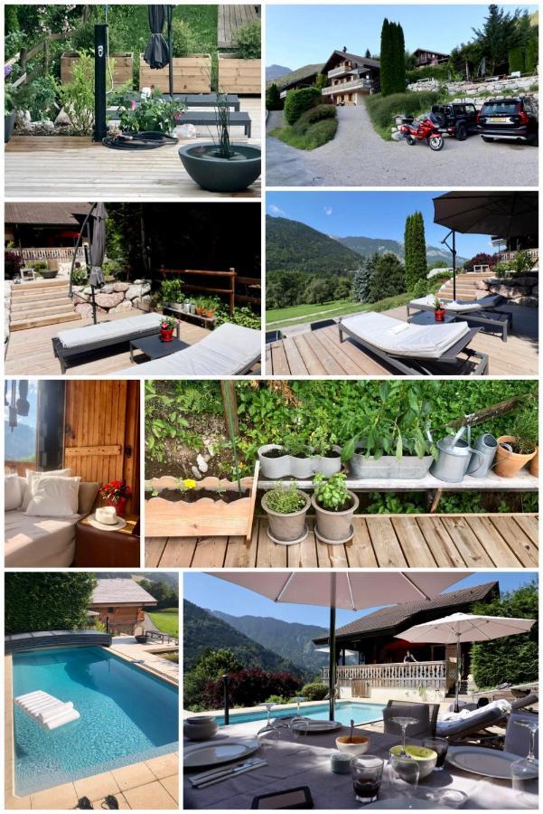 L'Ours Blanc Lodge Le Biot 外观 照片