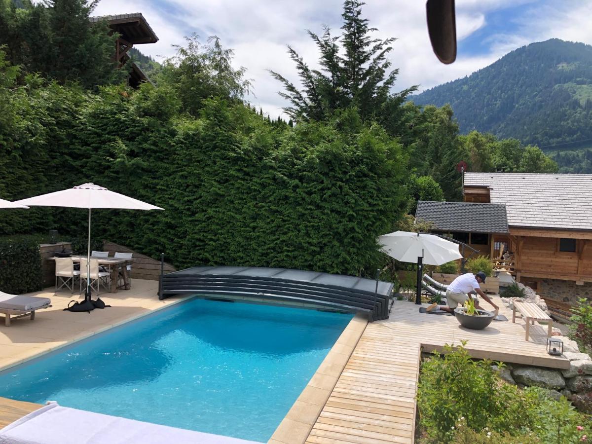 L'Ours Blanc Lodge Le Biot 外观 照片