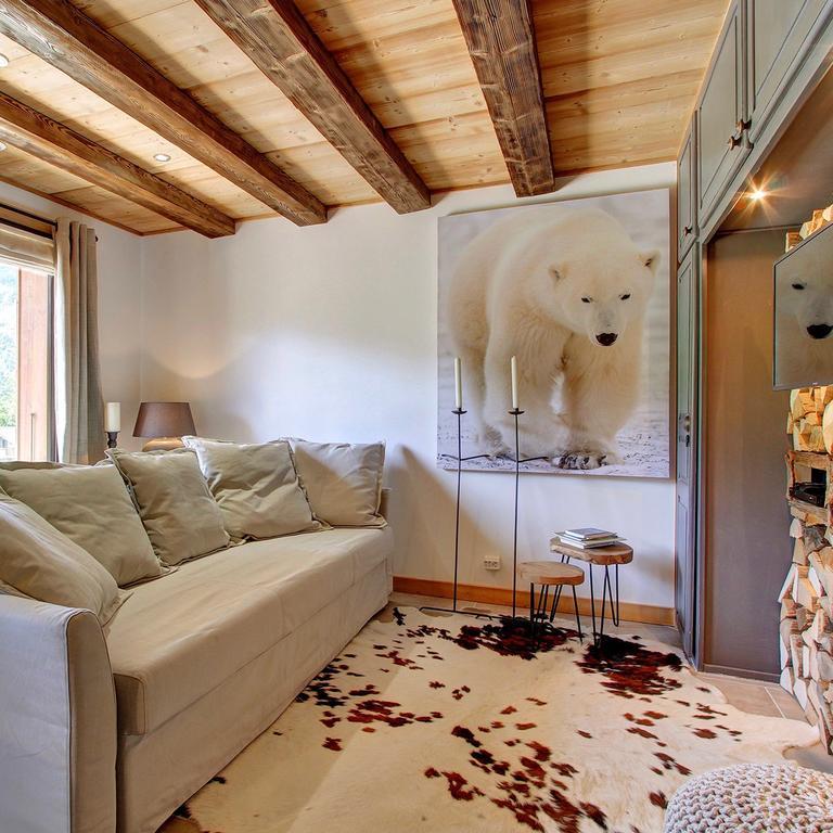 L'Ours Blanc Lodge Le Biot 外观 照片